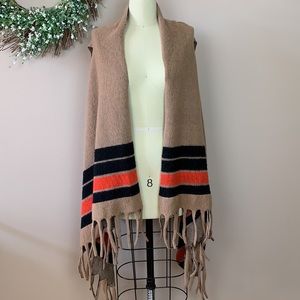 Lane Bryant Women’s Cardigan Sweater Vest Camel w/